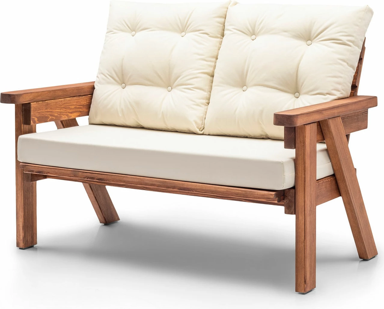 Set lounge za vrt Skye Decor Abant (2+1+1), krem