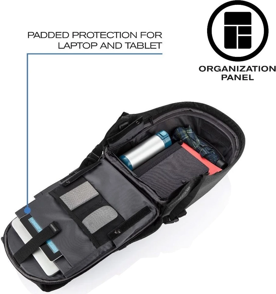 Nahrbtnik za prenosnik XD Design, 17'', črn