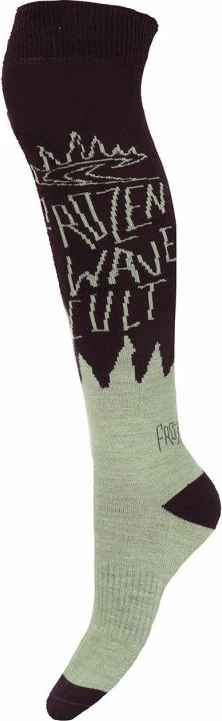 Dolge smučarske nogavice ONeill, unisex, bež/zelena