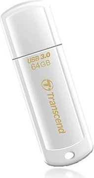 USB ključek Transcend JetFlash 730 64GB, USB 3.1, bel