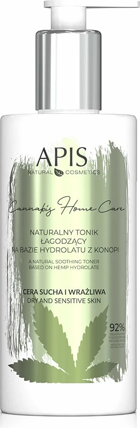 Naravni tonik za obraz APIS Cannabis Home Care, za ženske, 300 ml