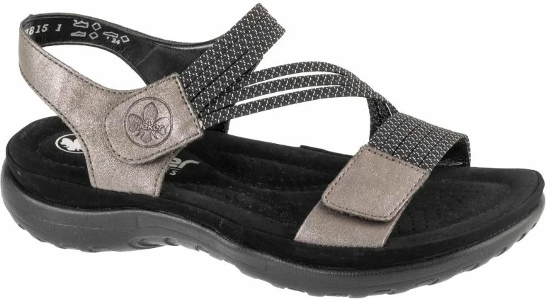 Lahke sandale za ženske Rieker, siva