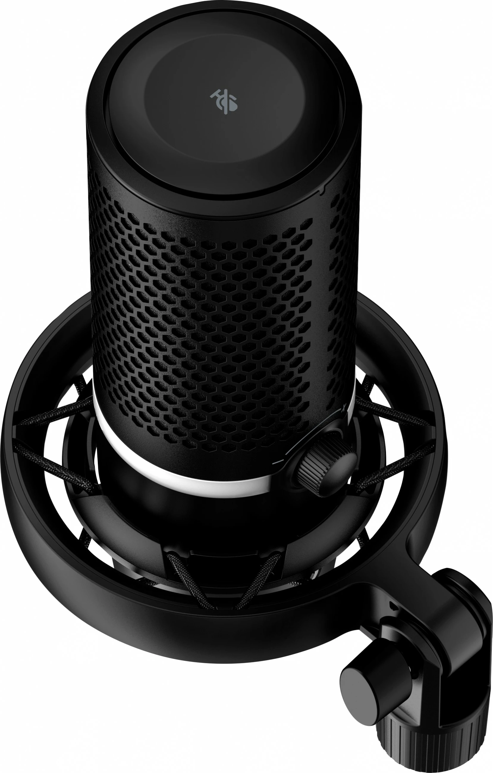 USB mikrofon, HyperX DuoCast 24-bit 96kHz, RGB, črn