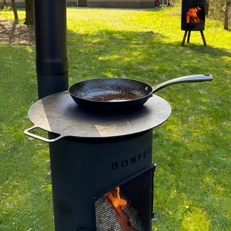 Plošča za žar 40 Bonfeu, črna