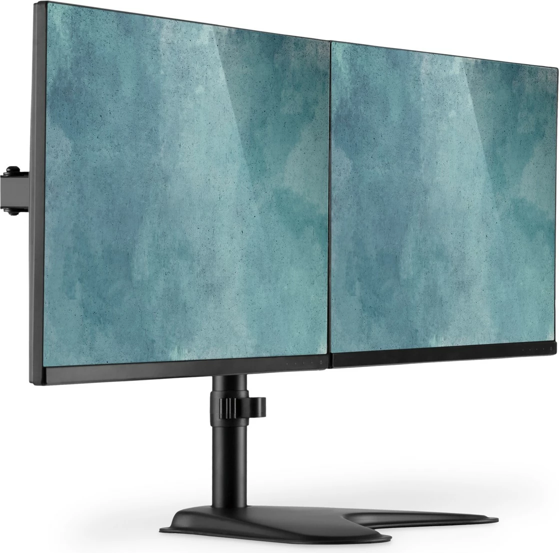 Držalo za dva monitorja Digitus, univerzalno, 15–32 in., 8 kg, VESA 75x75/100x100, črno