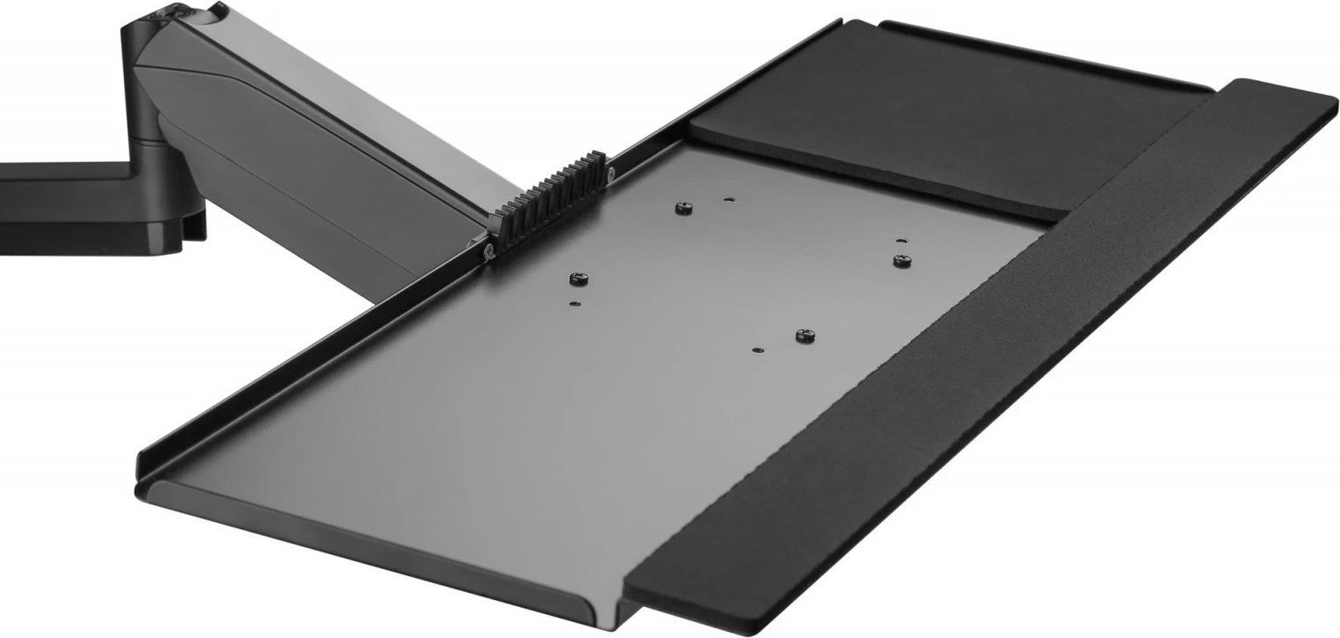 Stenski nosilec za monitor, tipkovnico in računalnik Digitus DA-90372, do 32 palcev, črn