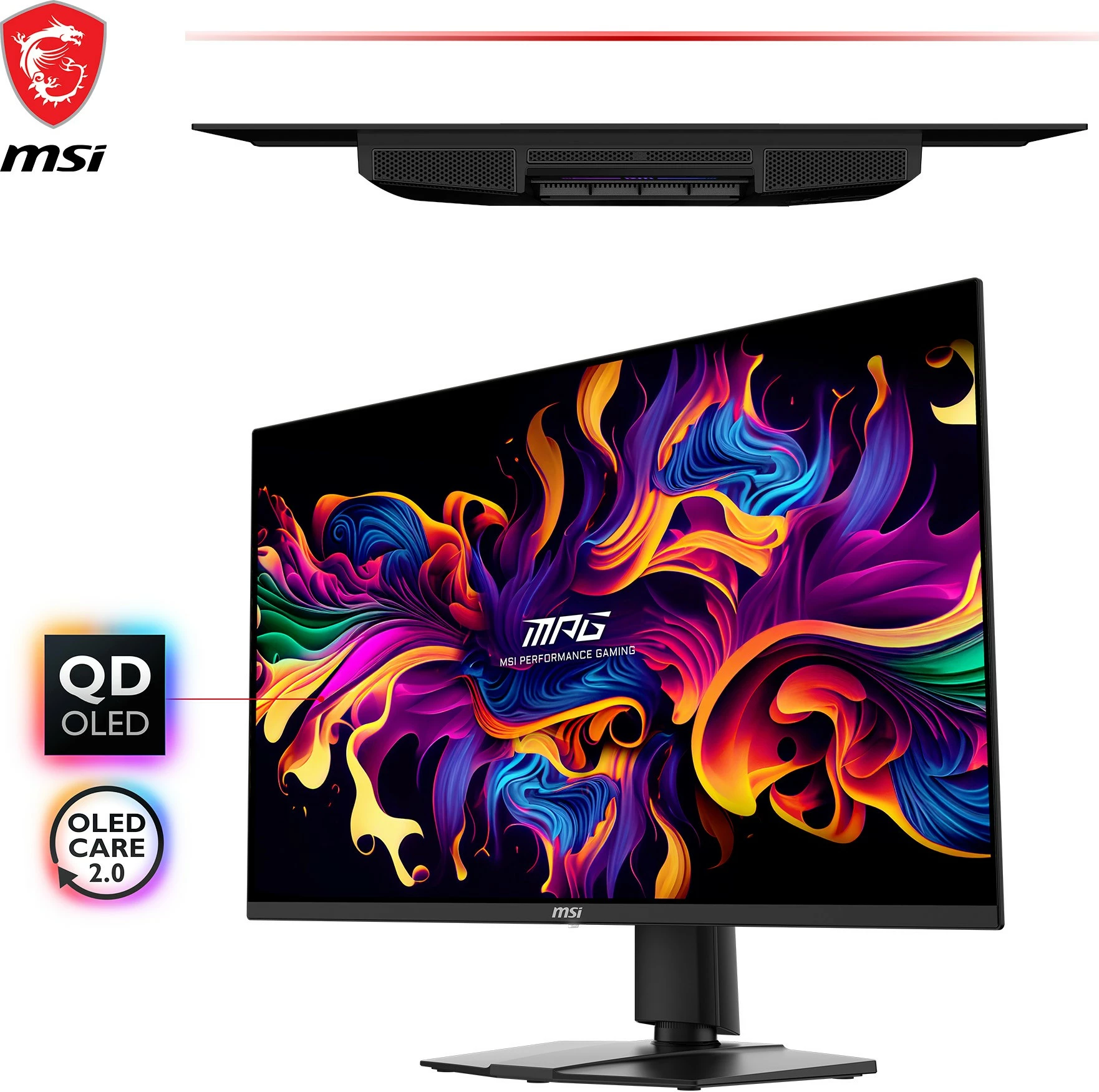 Gaming monitor 27-palčni QD-OLED, WQHD, 360Hz — MSI MPG 271QRXDE
