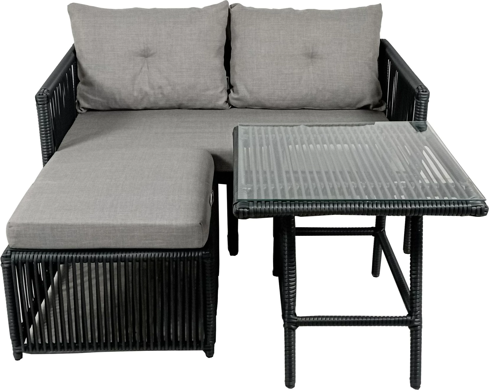 Set lounge za vrt, Skye Decor Shangai 8, siva