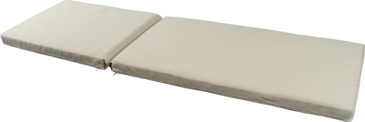 Blazina za ležalnik Vertian, tekstilna, bež, 194x58x7 cm