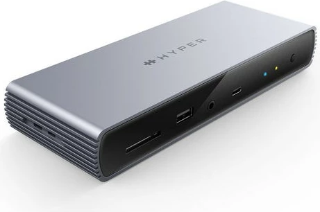 Docking postaja Thunderbolt 4 Targus, 4x USB 3.2, HDMI, Ethernet, SD, siva