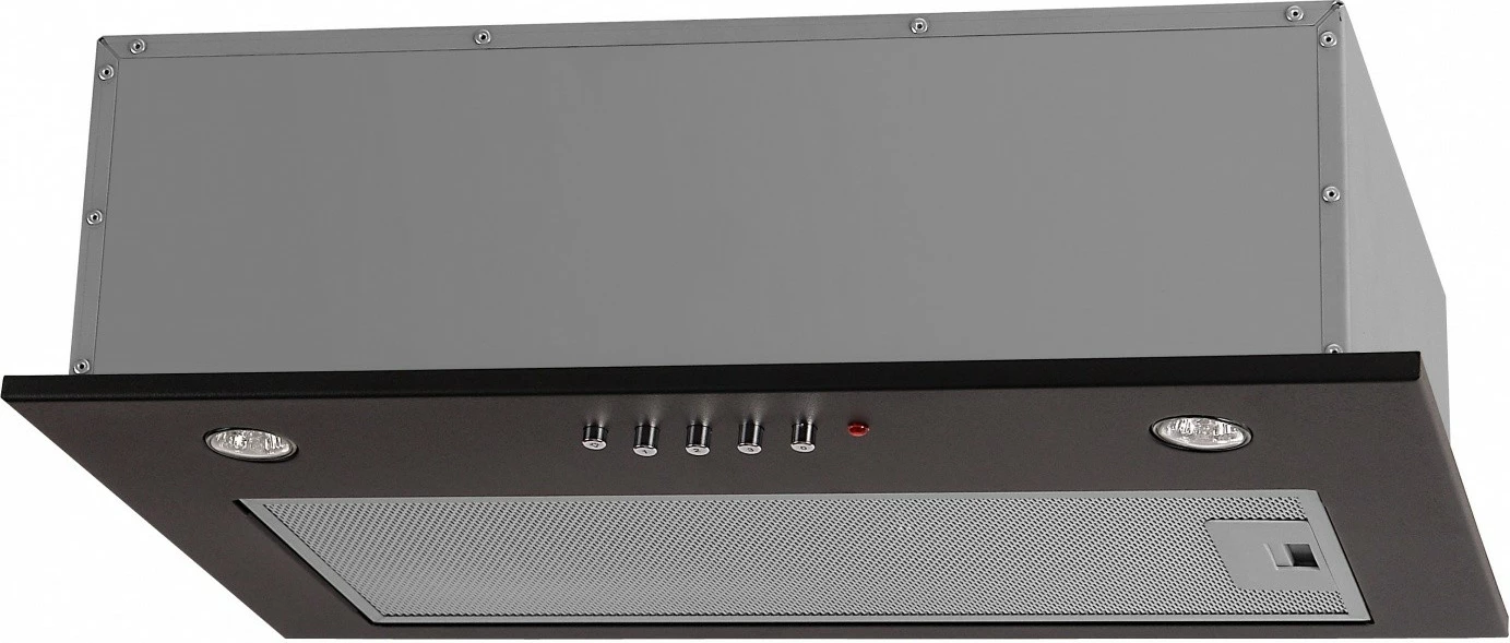 Vgradna kuhinjska napa Akpo WK-7 Micra, mehansko upravljanje, 53 cm, črna