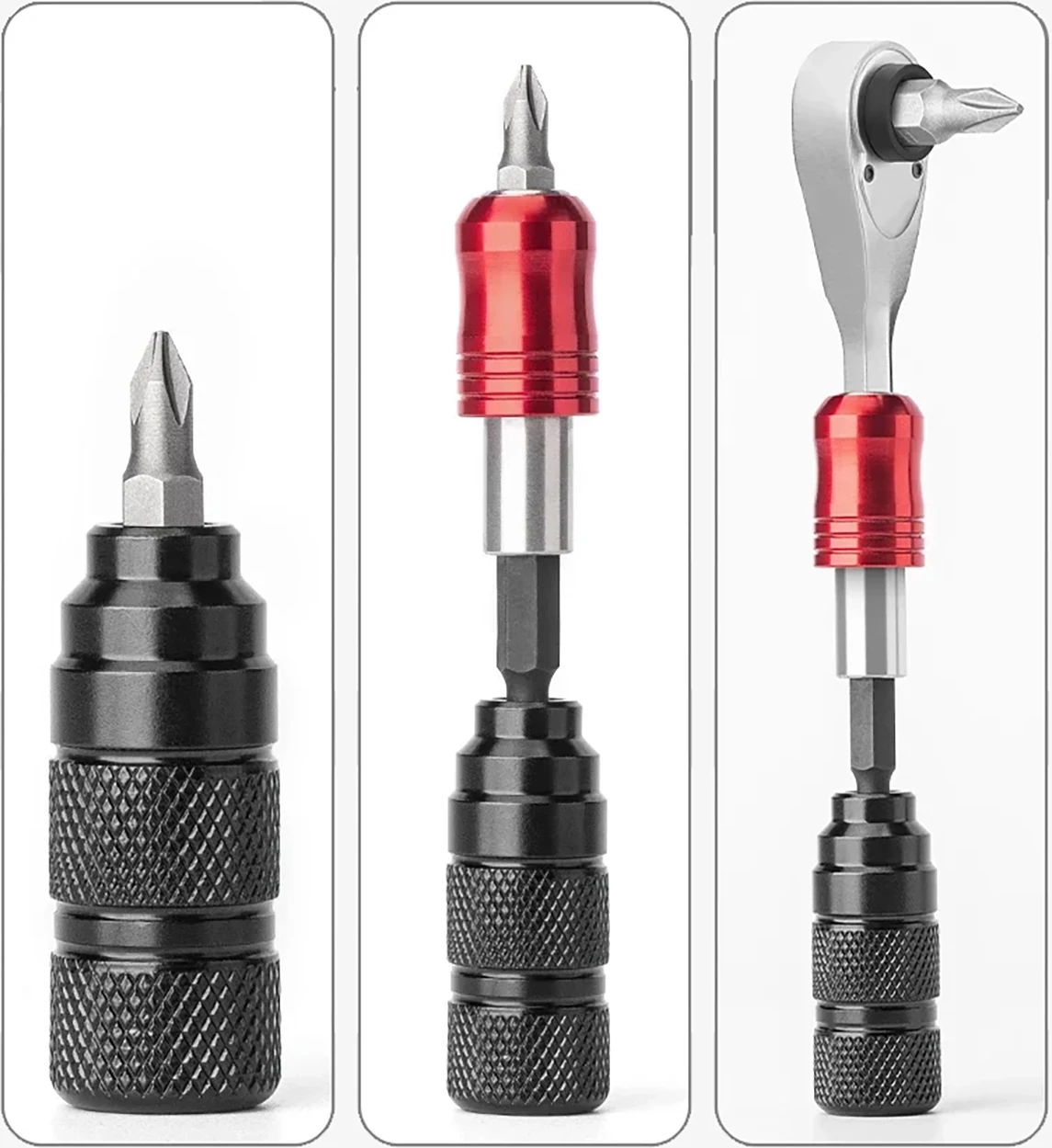 Komplet za popravilo kolesa Rockbros 43210049001, z magnetom, črn