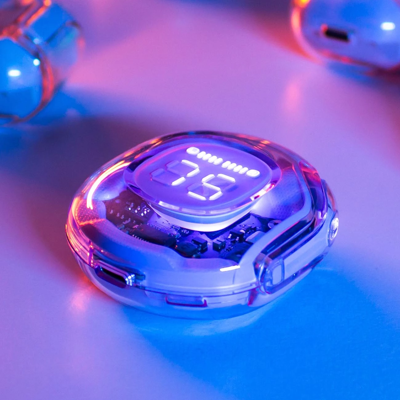 Brezžične slušalke TWS, Bluetooth 5.3, 30 ur, rožnate Acefast T8