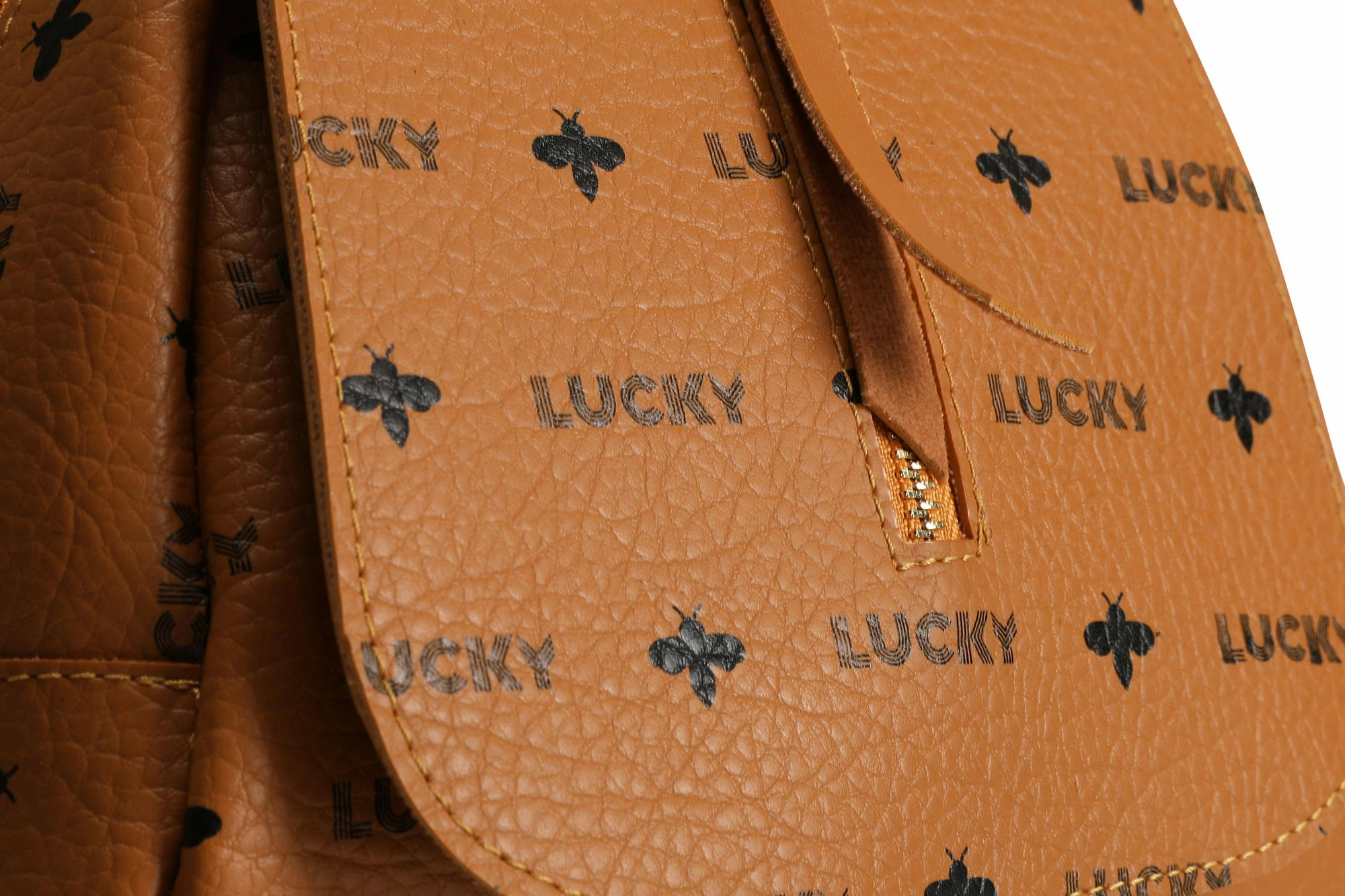 Nahrbtnik Lucky Bees, gorčična barva, 945
