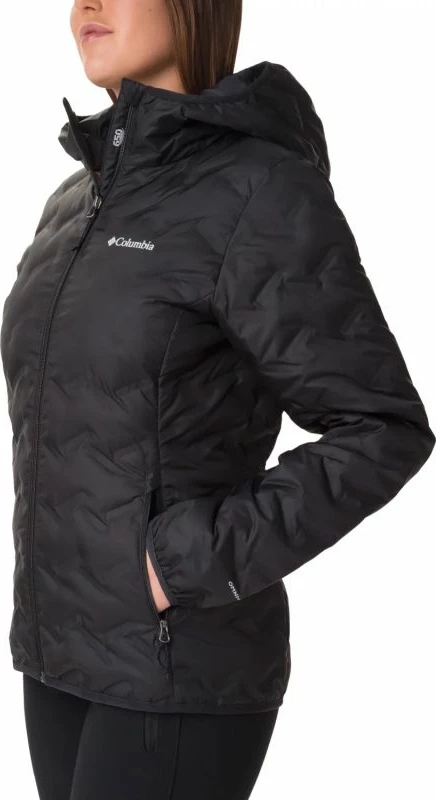 Ženska jakna Columbia Delta Ridge II Down Hooded, črna