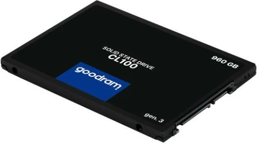 SSD GOODRAM CL100 Gen.3, 960 GB, 2,5-palčni, SATA III, črn