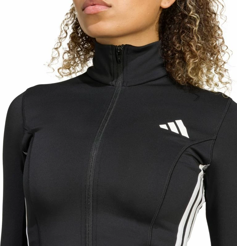 Pulover za ženske adidas, črn