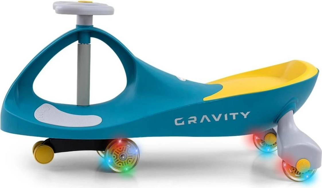 Igrača ride-on Milly Mally Gravity Gaiter, 4 kolesa, zelena/rumena