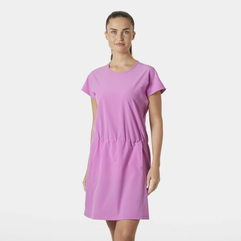 Poletna obleka Helly Hansen, rožnata