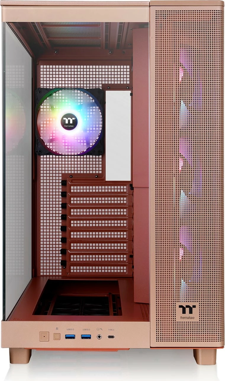 Računalniško ohišje View 380 XL TG ARGB Thermaltake, Midi Tower, peščena