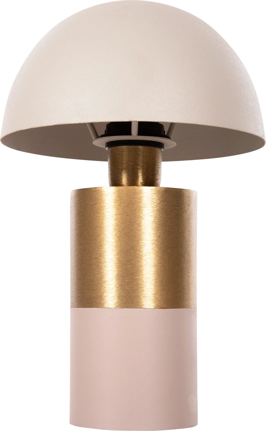 Namizna svetilka Pune, FH4245.10, kovina, bež-zlata, Φ20,5x32,5H cm