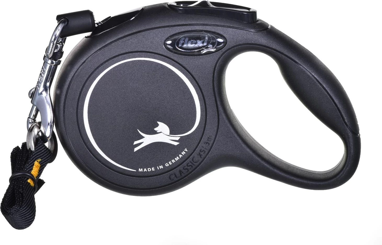 Lesten za živali Flexi New Classic, 3 m, črn