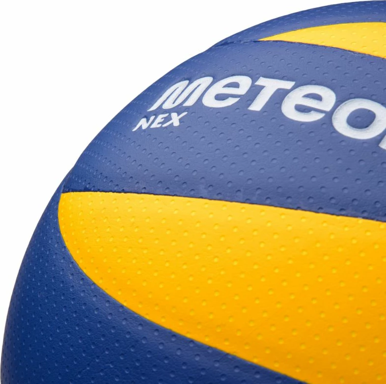 Volejbalna žoga Meteor za moške/ženske, modro-rumena