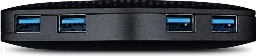 USB razdelilec TP-Link UH400, 4 vrata, 5000 Mbit/s, črn
