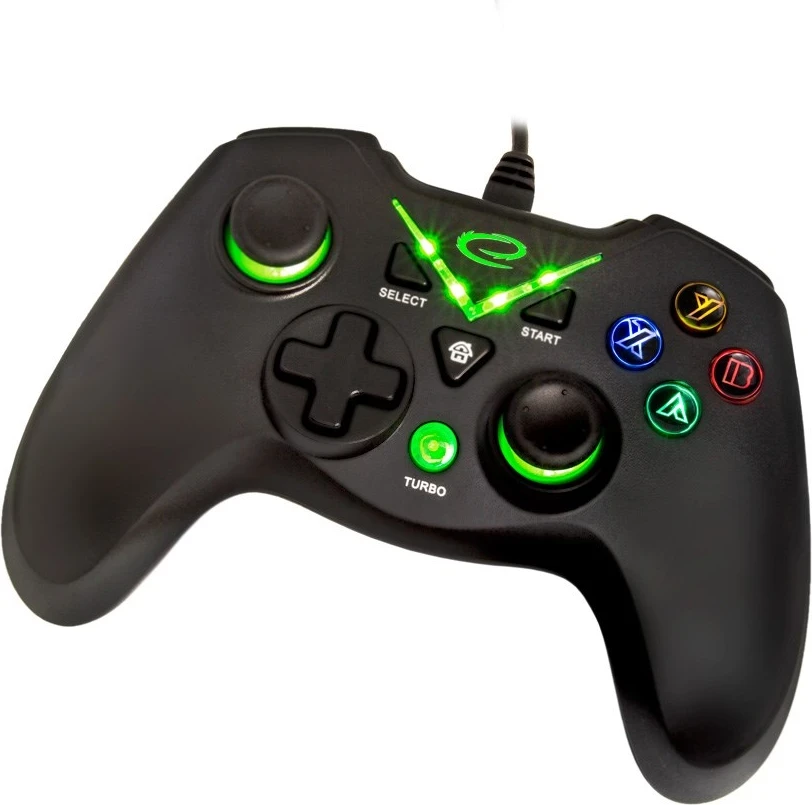 Žični kontroler, Esperanza EGG114K za PC/Xbox One, Xbox S, Xbox X, črn