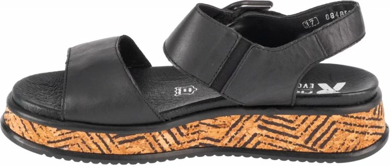 Sandali, ženski Rieker, črni