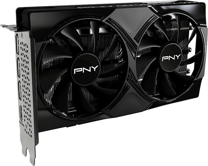 Grafična kartica PNY RTX 5050, 8GB GDDR6, dvojni ventilator, črna