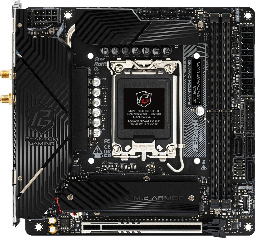 Matična plošča ASRock Z790I LIGHTNING WIFI, črna