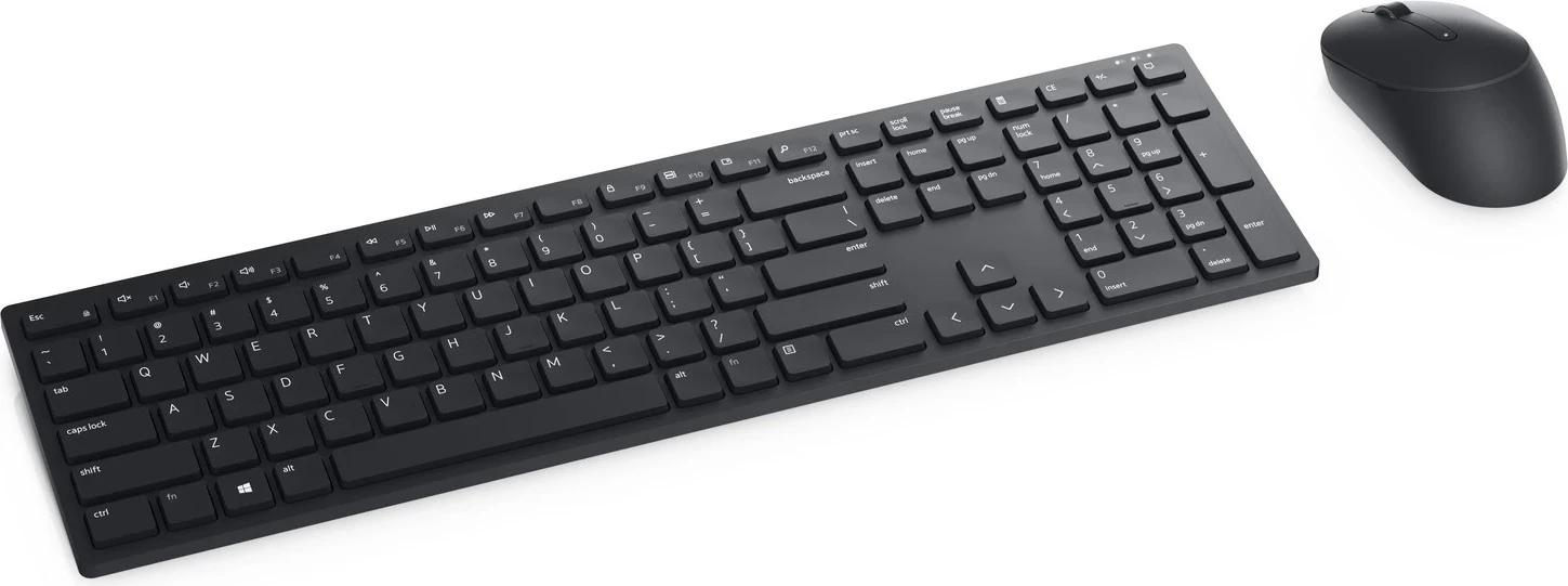 Brezžična tastatura in miška Dell KM5221W, črn