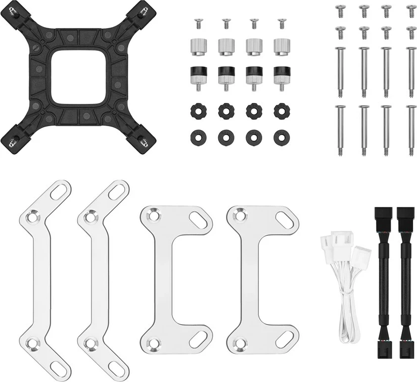 Hladilnik z vodnim hlajenjem DEEPCOOL LS520 SE WH, 12 cm, bel