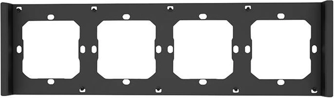 Okvir za štiri stikala Sonoff M5-4C-80-F, grafit/črn