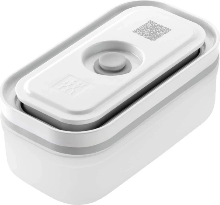 Set 3 plastičnih posod za shranjevanje hrane Zwilling Fresh & Save, plastika, prozorno/bele