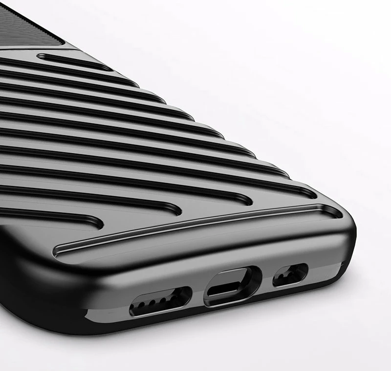 Ovitek za telefon za iPhone 13 Pro Hurtel Thunder Case, TPU, moder