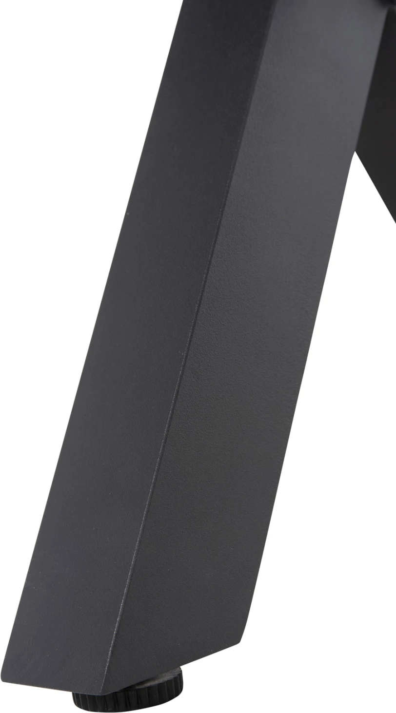 Aluminijasta klop TAWNEE FH6038.01 antracit s sedežem iz polilesa v naravni barvi lesa 150x36x45Hcm