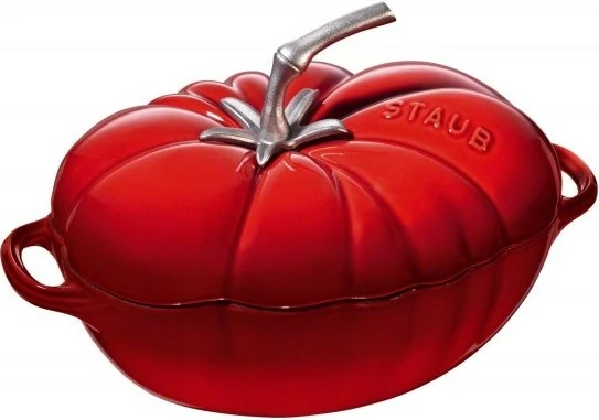 Pekač v obliki paradižnika, STAUB Tomato, 2,5 L, okrogel, rdeč