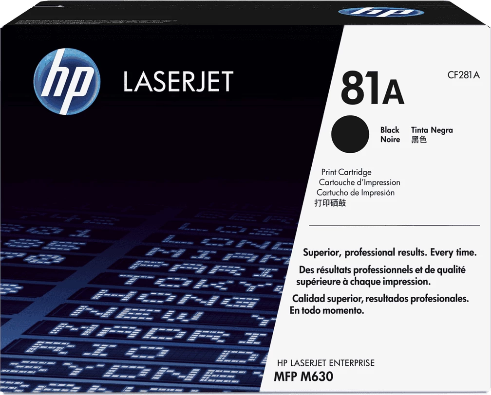 Toner kartuša, 10.500 strani, standard, črna — HP 81A (CF281A)