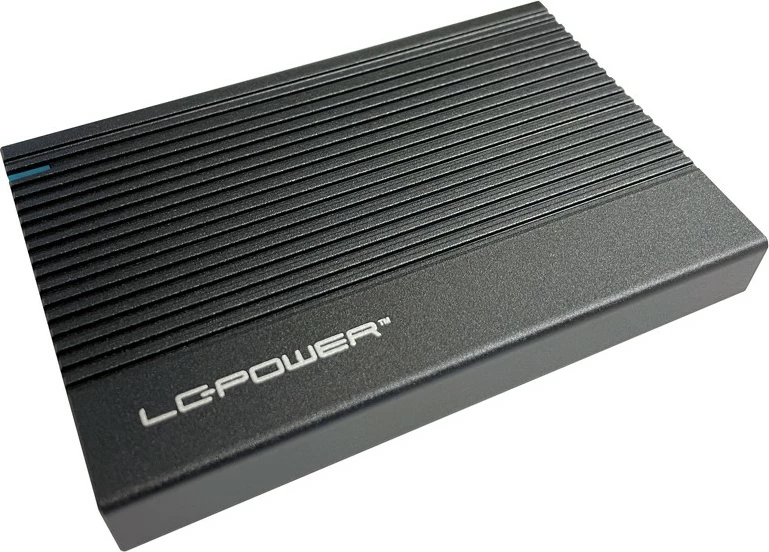 Zunanji ohišje za 2,5" HDD/SSD LC-Power LC-25U3-C, USB Type-C, črn