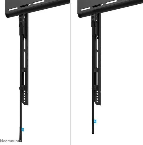 Stenski nosilec za TV Neomounts LEVEL-750 WL30-750BL18, do 98", 125 kg, črn