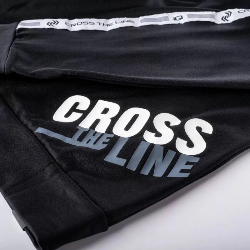 Duks z kapuco Cross The Line Okane III Jr, IQ, črn, otroški