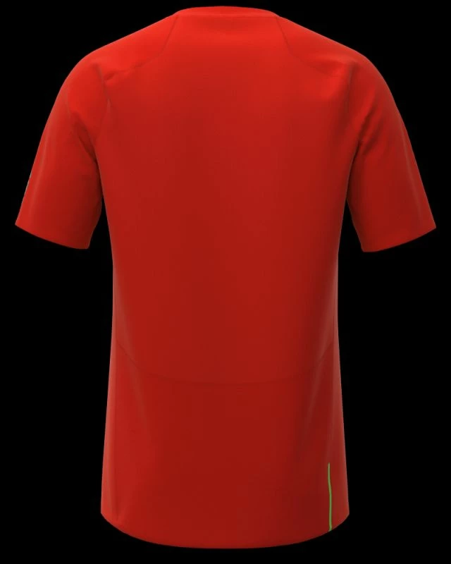 Tekstil za tekalce, majica za tek za moške Inov-8, rdeča