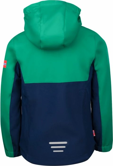Softshell jakna za otroke Trollkids, zelena