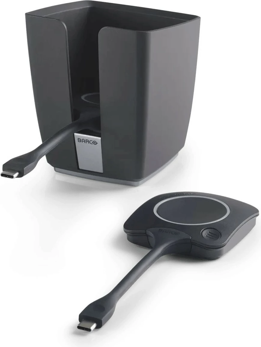 Set za predstavitve BARCO ClickShare Tray z 2 USB-C gumboma, črn
