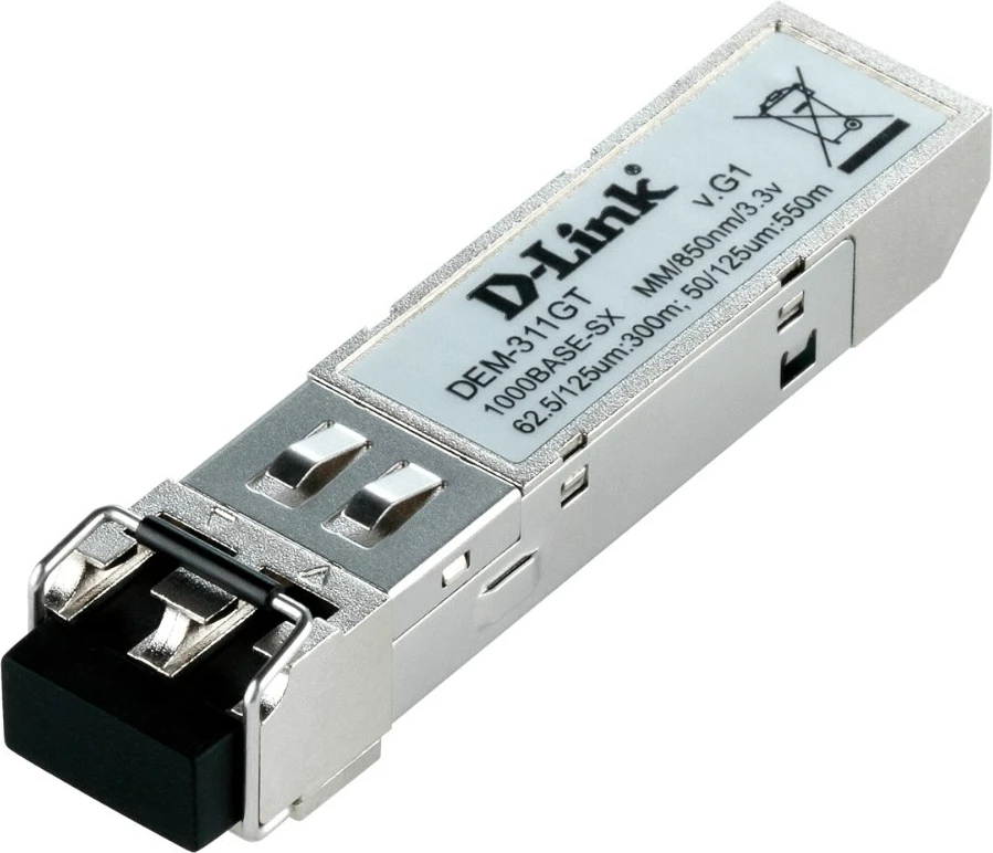 Transceiver modul SFP D-Link DEM-311GT, 1000 Mbit/s, LC, kovinski