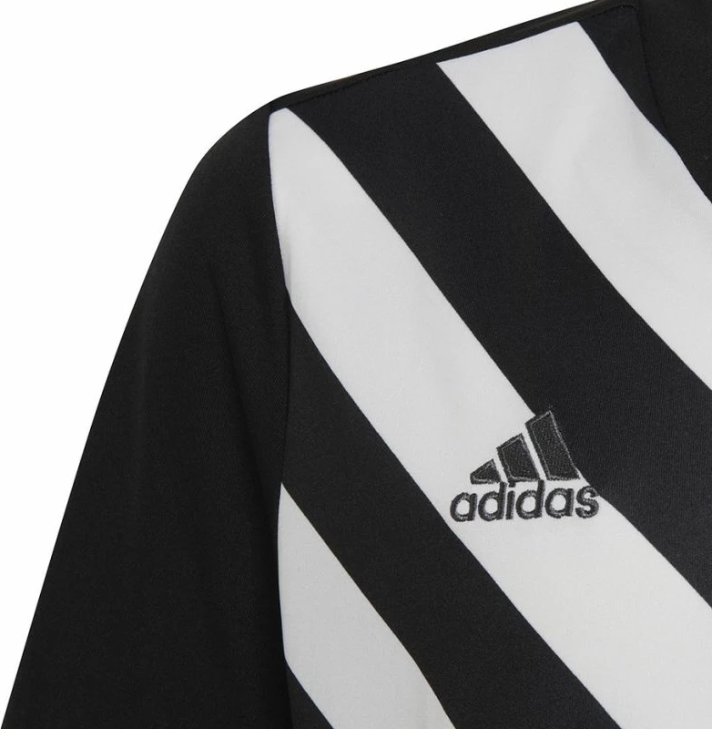 Otroška majica adidas, črno-bela