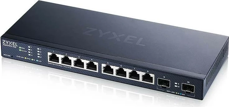 Upravljan preklopnik Zyxel XMG1915-10E, 8 LAN vrat 2.5 Gbit