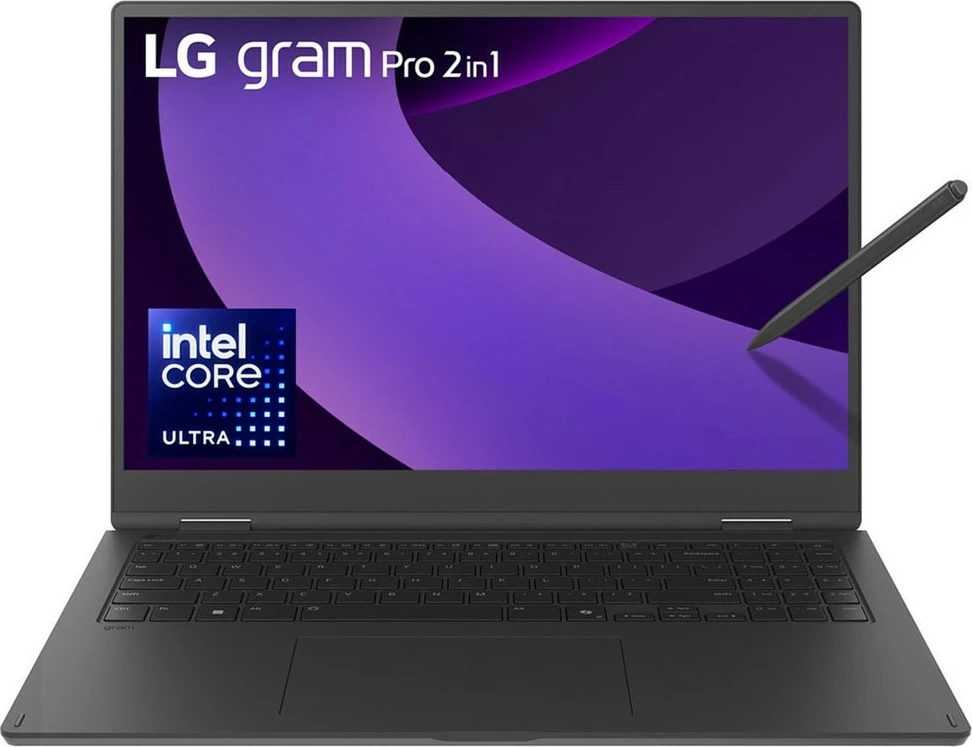 Prenosni računalnik LG gram 16 Pro 2-in-1, Intel Core Ultra U7, 16GB/1TB SSD, 16 in, črn